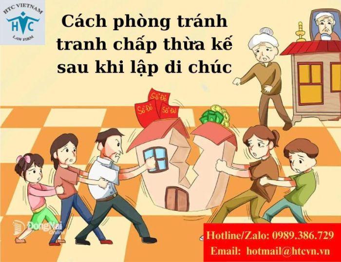 Cách phòng tránh tranh chấp thừa kế sau khi lập di chúc